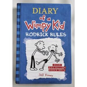 Diary of a Wimpy Kid Rodrick Rules by Jeff Kinney, Hardcover - VERY GOOD